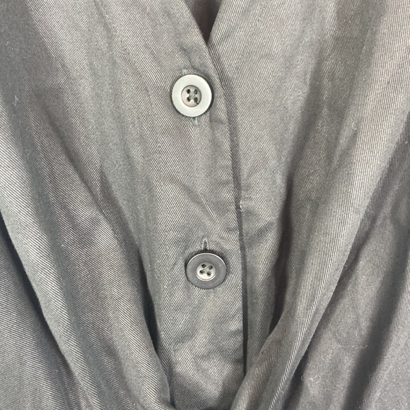 NWOT LOFT Black Short Romper with Pockets - Picture 4 of 9